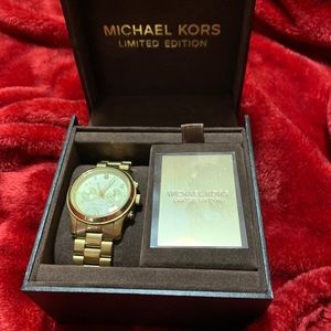 Michael Kors Limited Edition gold tone watch